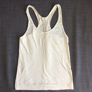 THEORY for Barneys Green Racerback Tank Top